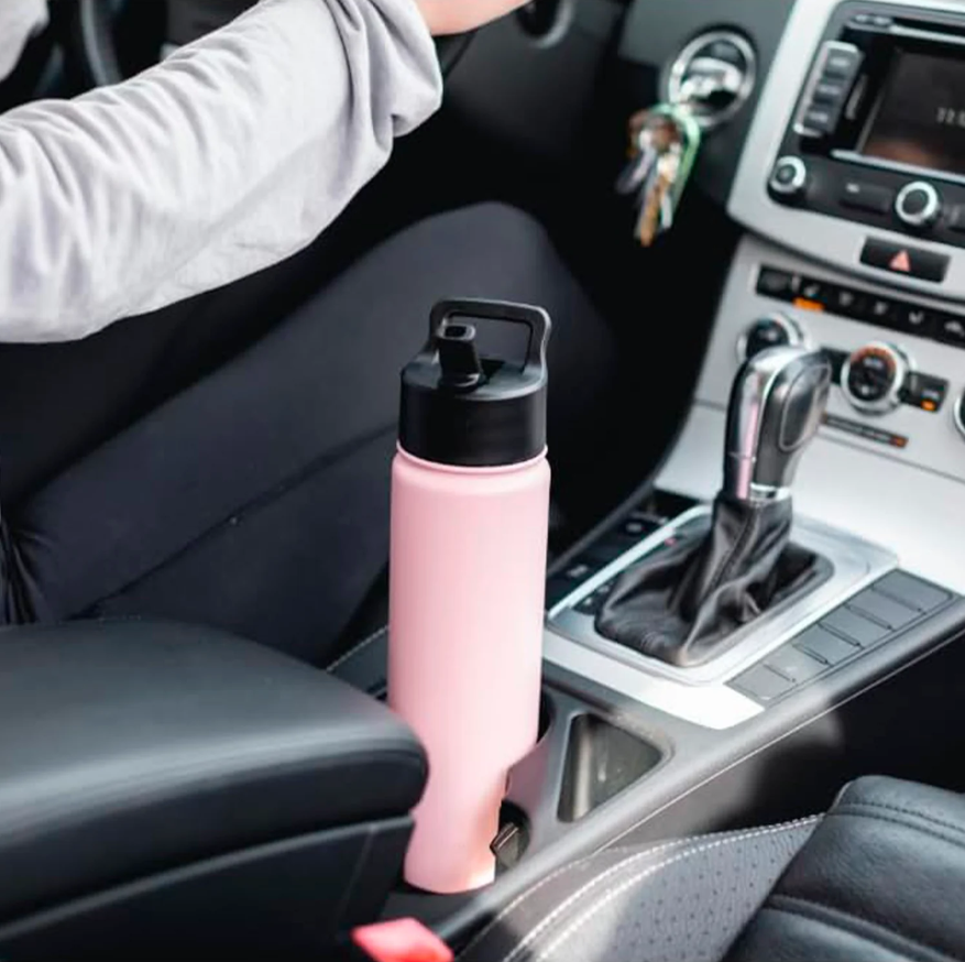 Almond Birch 22oz Insulated Water Bottle with Straw – BPA-Free, Leak-Proof, Stainless Steel