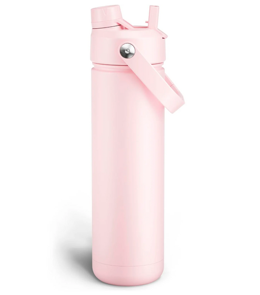 IceWaterFilters Encool Stainless Steel Insulated Water Bottle with Straw – 26oz, Cotton Candy
