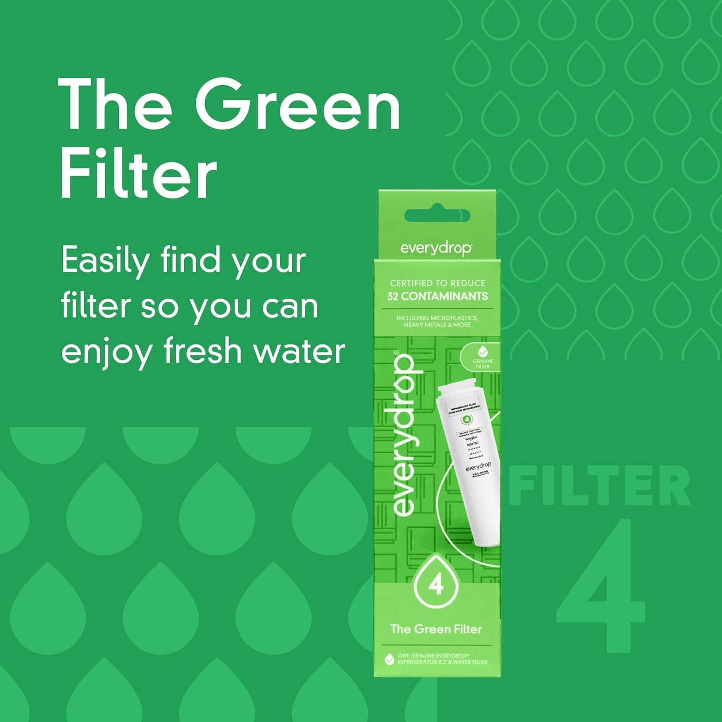 EDR4RXD1 - everydrop by Whirlpool Ice and Water Refrigerator Filter 4